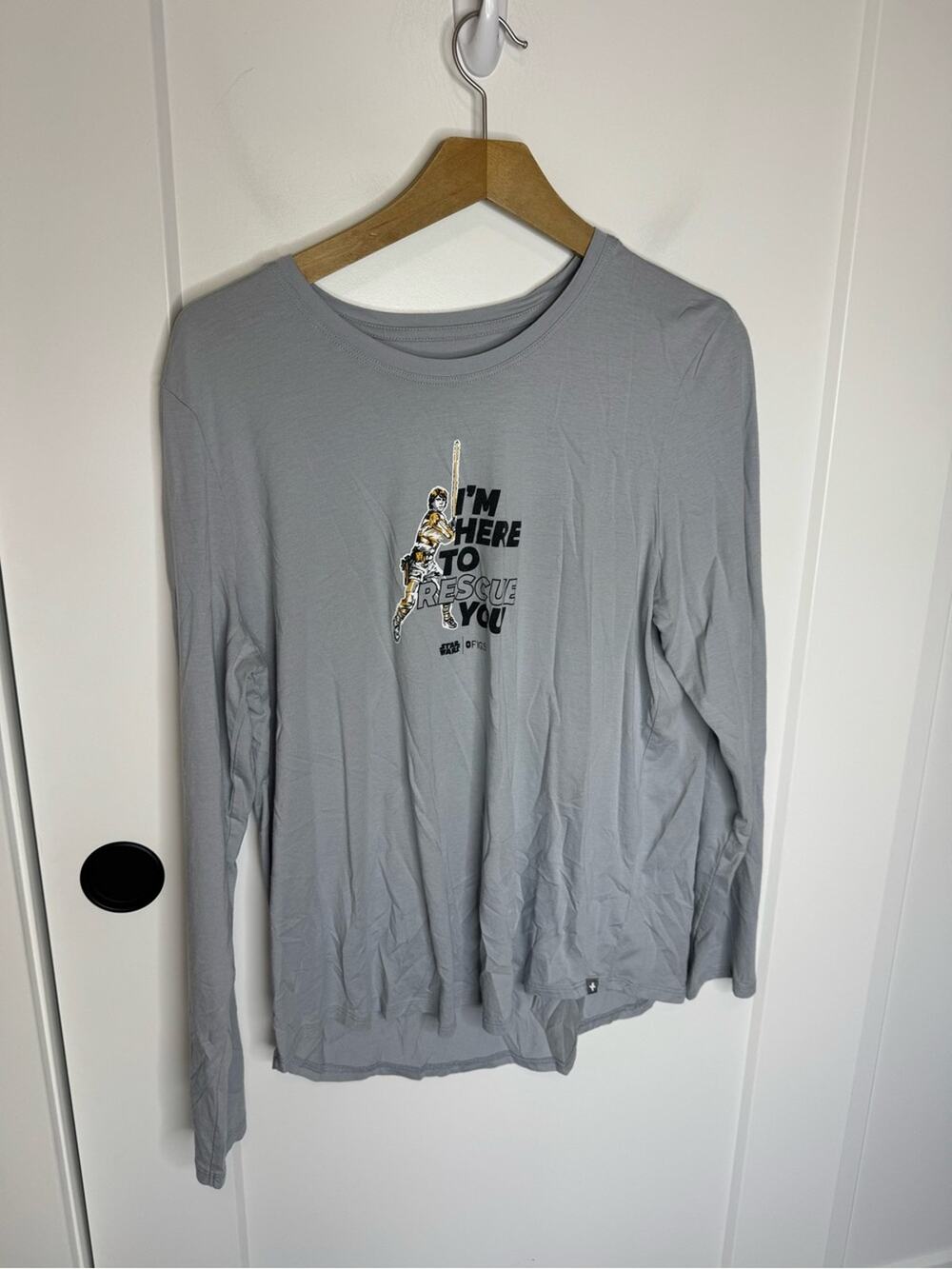 Figs X Star Wars Luke Skywalker Rescue Long Sleeve Base Layer Scrub Top XL